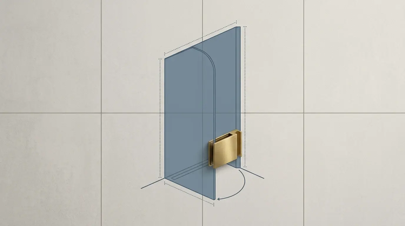 Brusevæg: sådan vælger du mål, glas og montering til badet