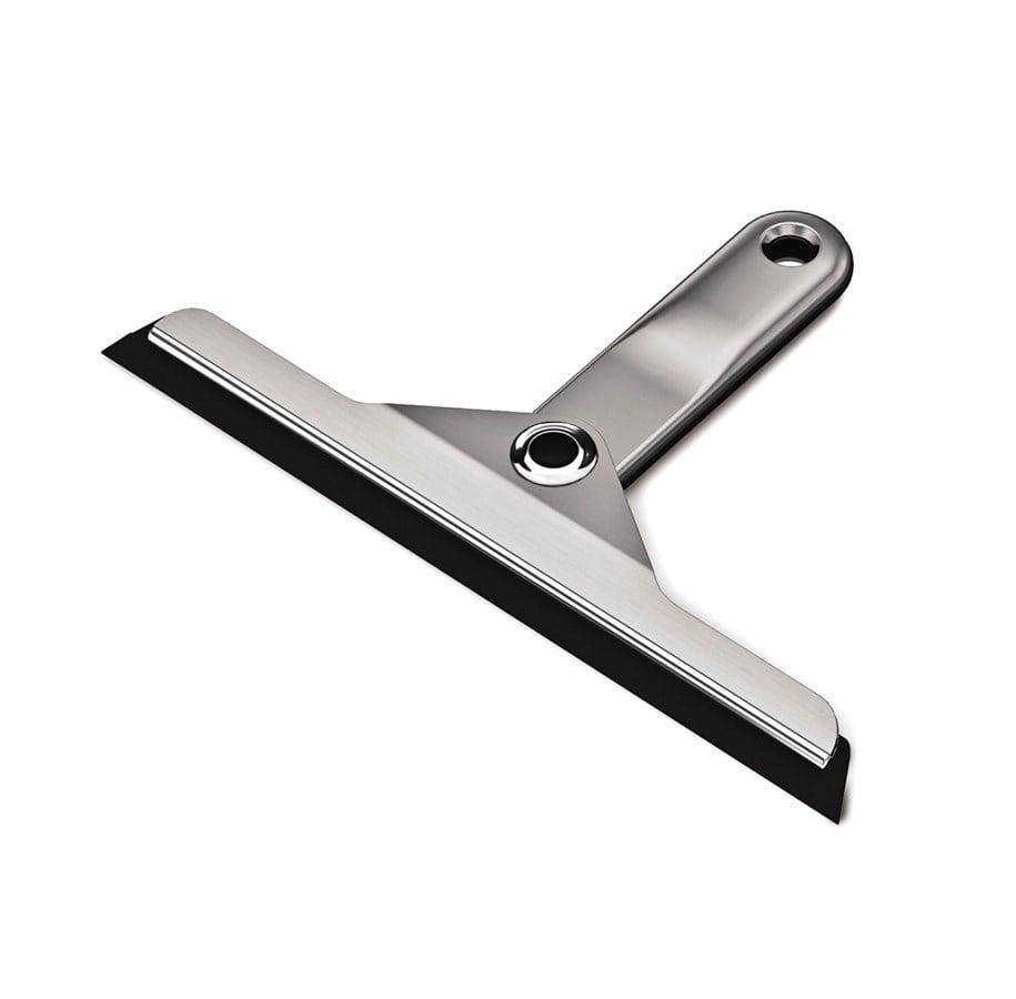 Simplehuman foldbar bruseskraber med håndtag i støbt zink og sugekop